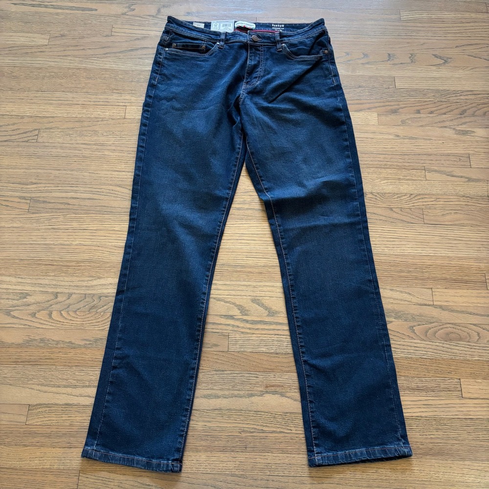 English Laundry Harrow Straight Fit Jeans Mens 34x34 Dark Blue Denim NWT